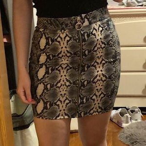 Snakeskin Skirt